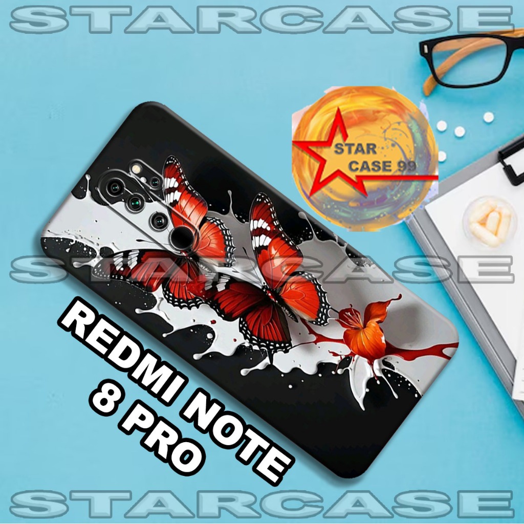 Softcase karet redmi note 8 pro/S51/Motif /case redmi note 8 pro/casing redmi note 8 pro