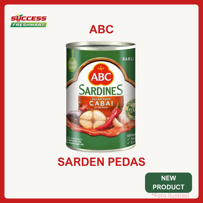 

ABC sarden kaleng pedas 155 gr