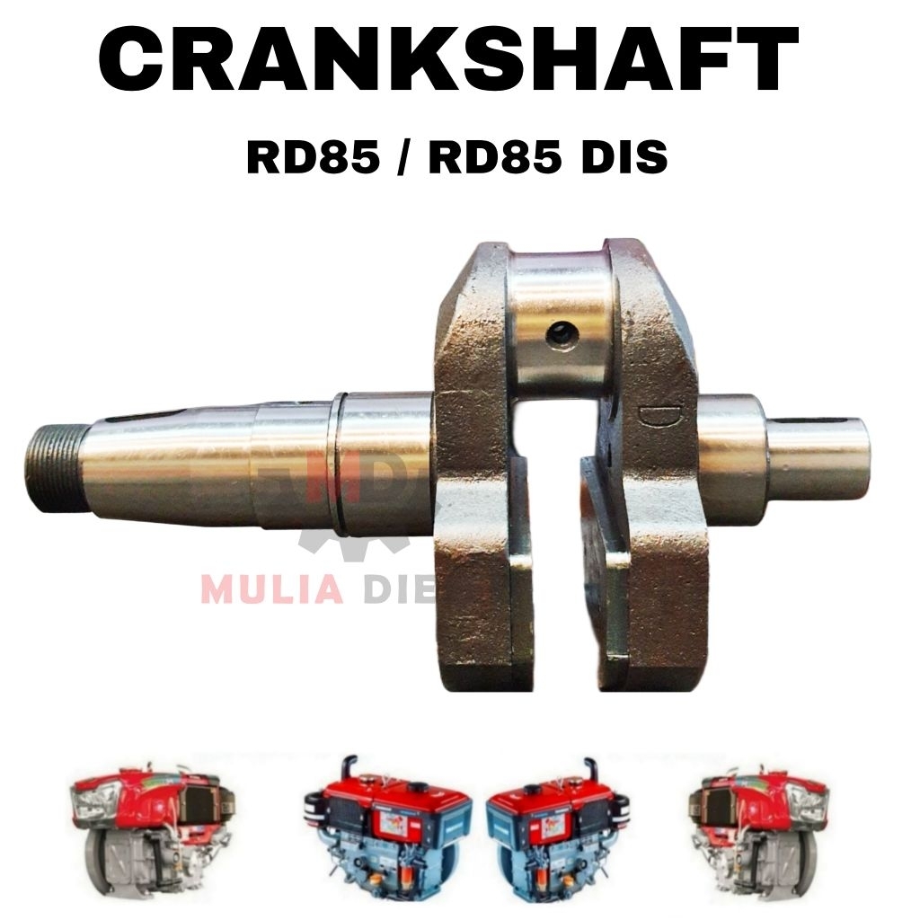 Askruk Crankshaft Mesin Penggerak Diesel Kubota RD85 RD85DIS DI S 1/2 Traktor Bajak Askrup