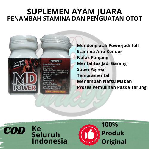 vitamin ayam jago 20 kapsul
