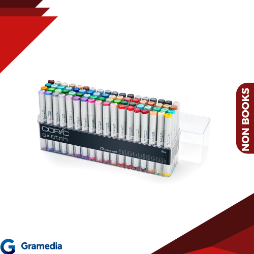 

Gramedia Medan - LYRA COPIC MARKER SET 72 COLOR SET B