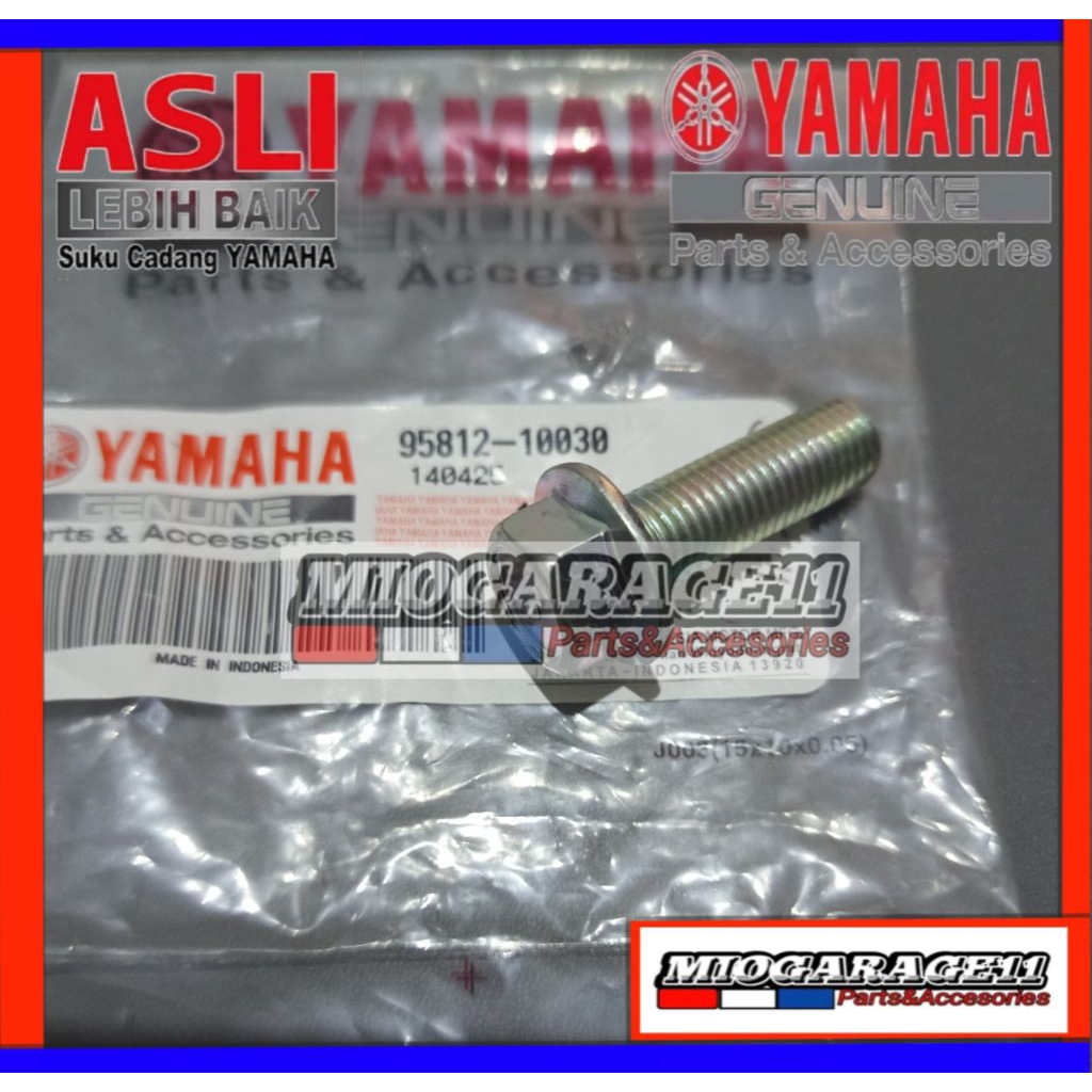 Baut Tahanan Breket Bracket Kaliper Rem Belakang Nmax New - Vixion New 95812-10030