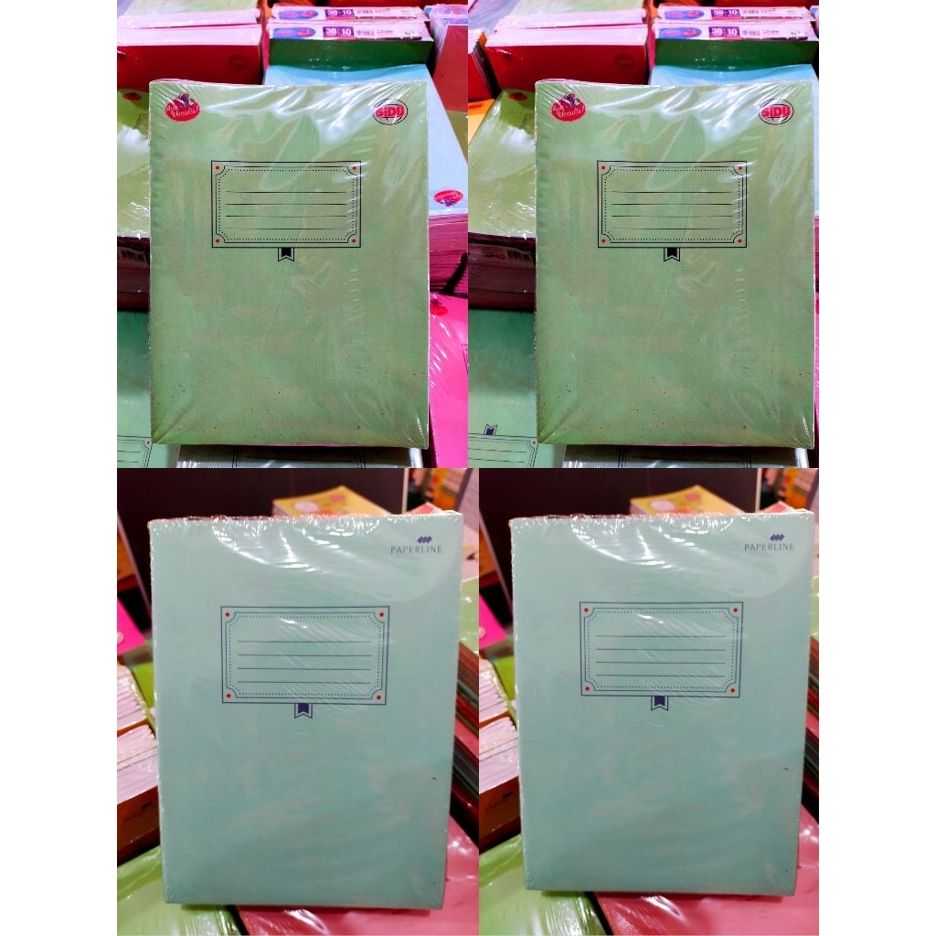 

Buku Tulis Paperline dan BUKU Tulis Sidu Per Pack Isi 10 PCS