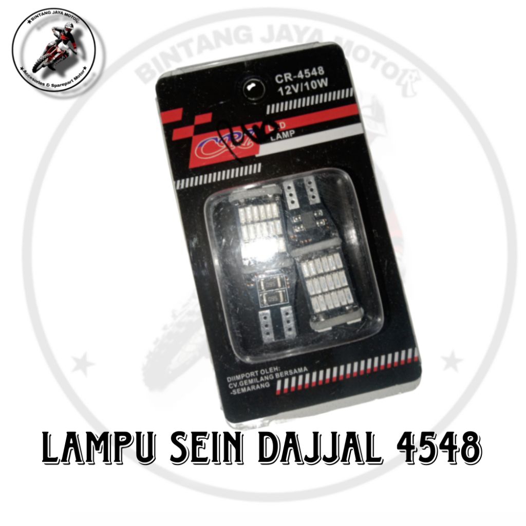 lampu sein Dajjal super terang lampu sein senja CR7 4548