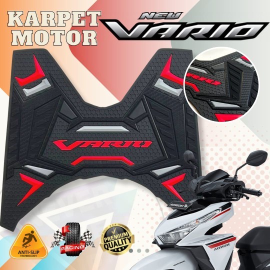 Alas kaki Motor Vario 125 - 150 thn 2015 sd 2018 - Karpet Vario - Pijakan Alas Kaki Motor Vario