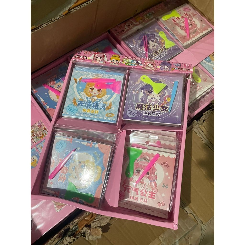 

*( AJ )STIKER DRESS UP FASHION / MAINAN STIKER BONGKAR PASANG / STIKER DIY DREES UP