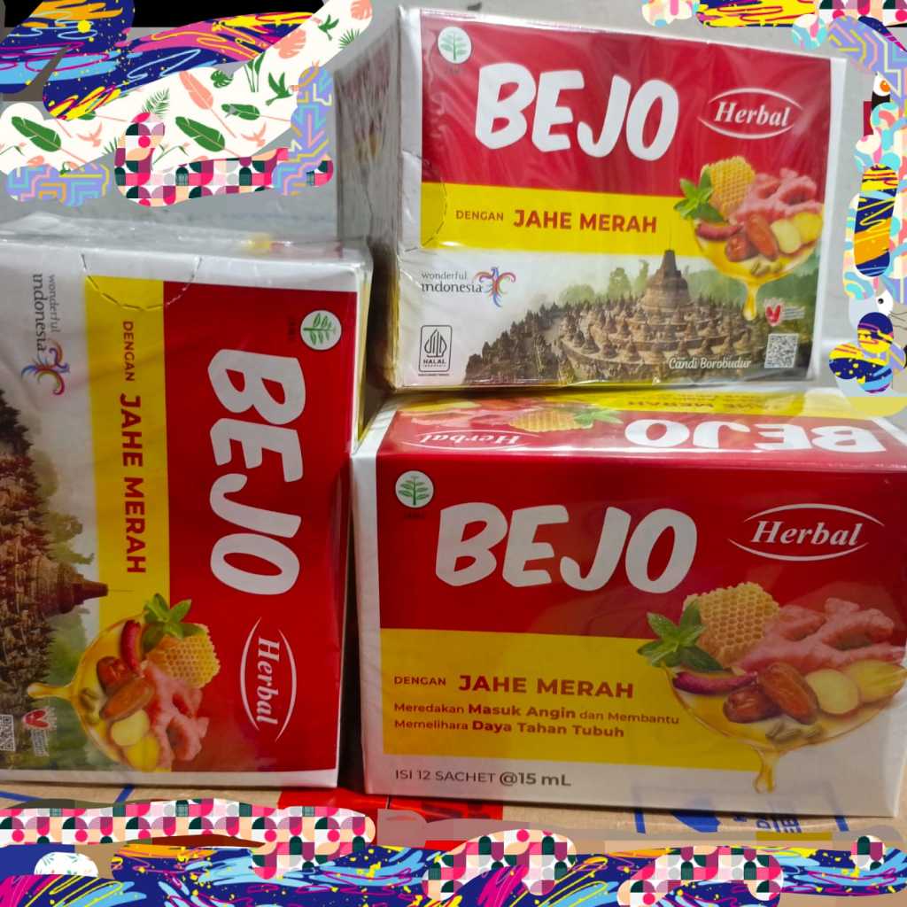 

Bejo Jahe Merah 12 Sachet Sirup Herbal Untuk Masuk Angin Dengan Ekstrak Jahe Merah