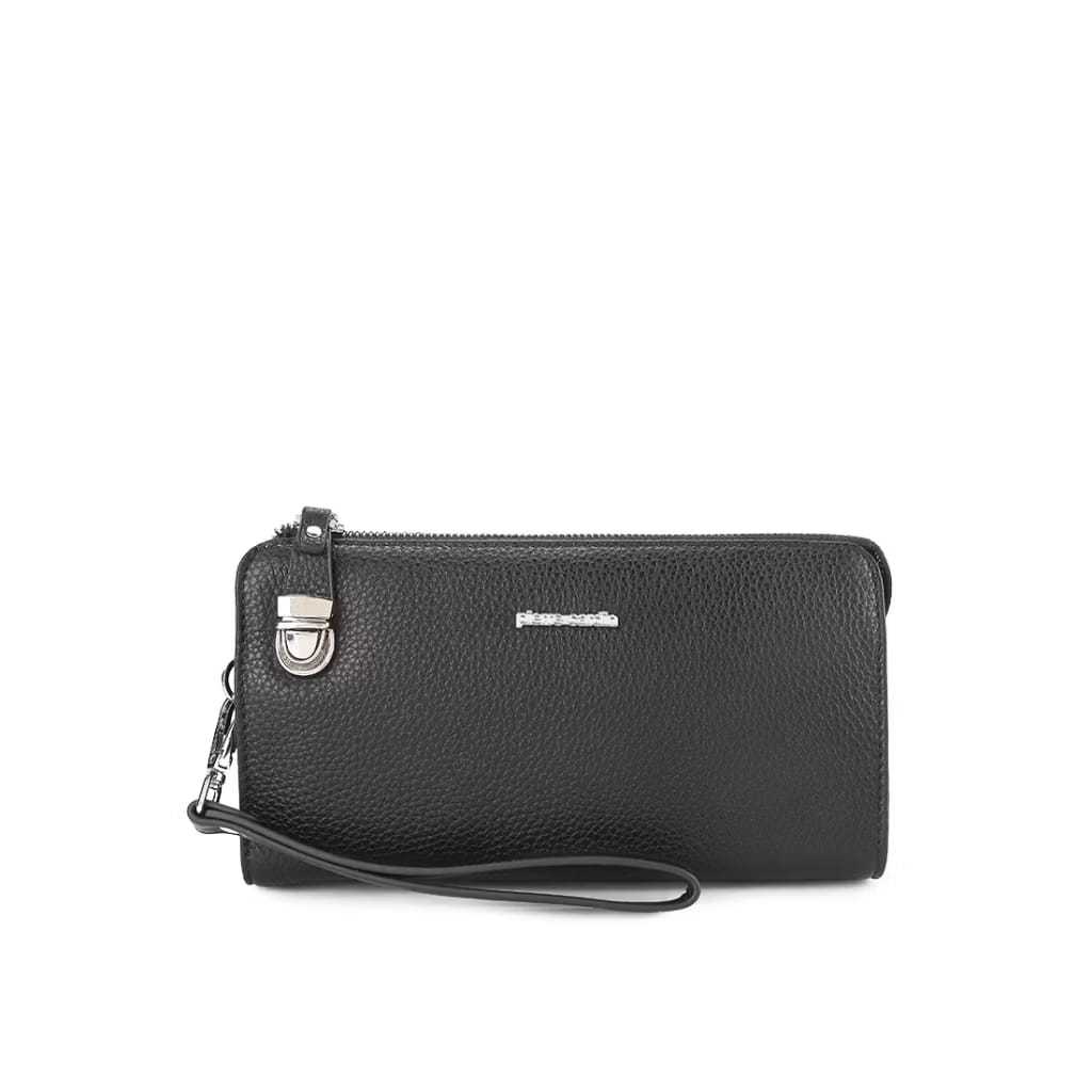 Pierre Cardin Clutch Handbag Tas Tangan Pria Kulit Hitam 0112832001BLA-Black