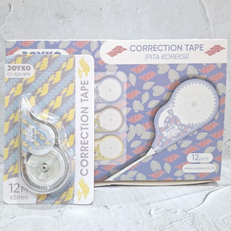 

KODE E52P Tipex Roll Joyko Ct522 Motif FancyBatikSnack TimeCute FriendMy Doll