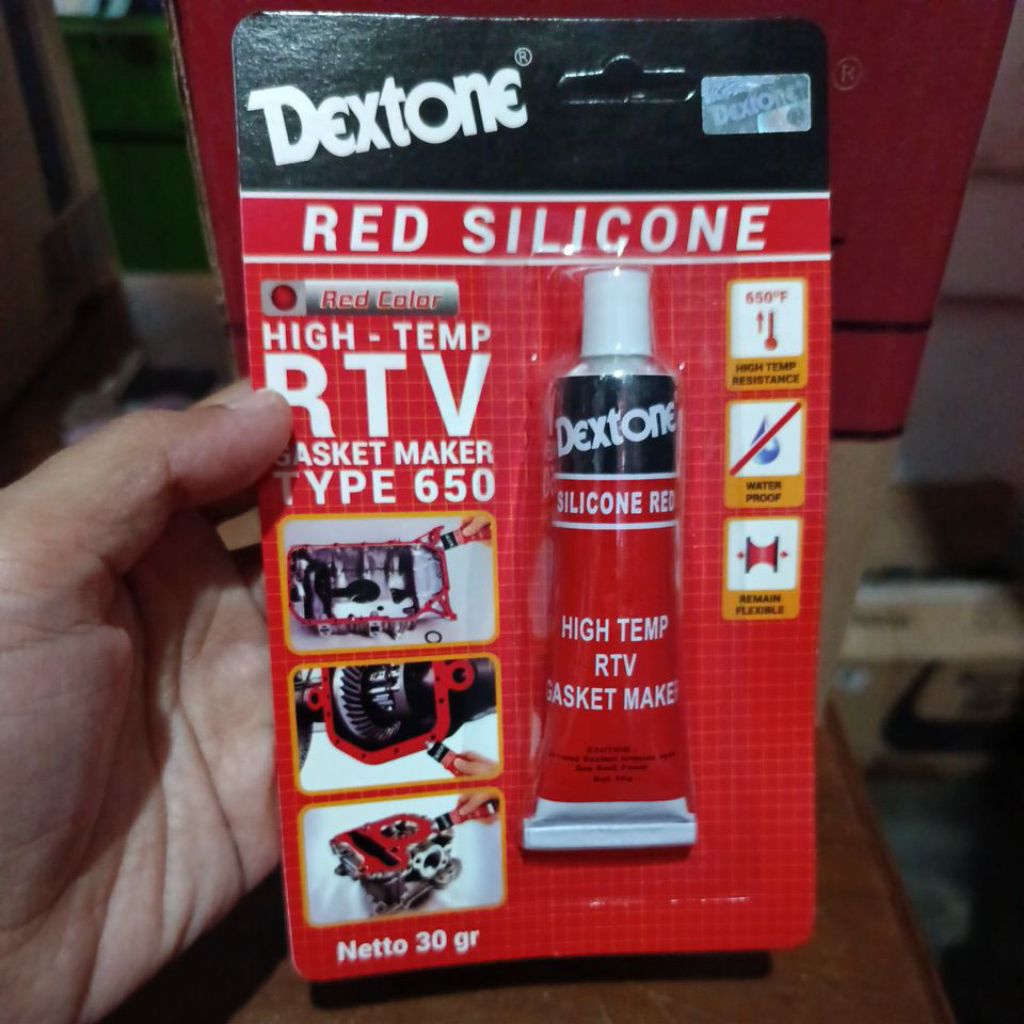 Lem red Dextone/ DEXTONE RED SILICONE/LEM GASKET/LEM GASKET HIGH TEMP