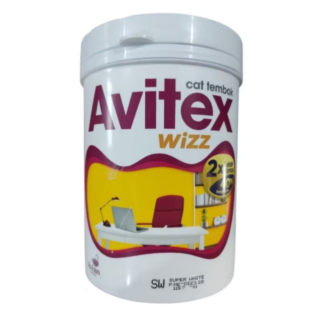 Cat Tembok / Cat Dinding / Cat Plafond / Avitex Wizz 1 Kg