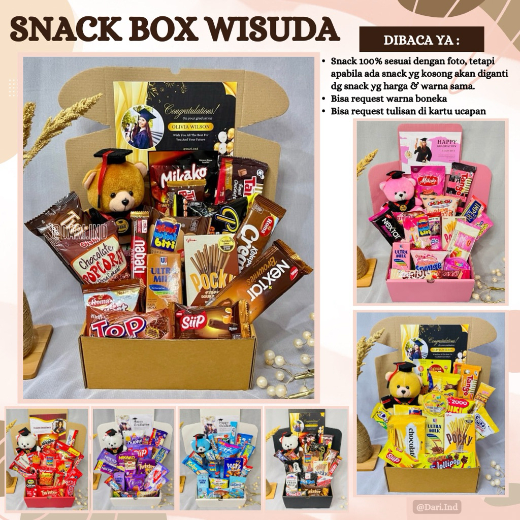 

Gift Box Hampers Wisuda HADIAH WISUDA / Custom Kado Wisuda / Graduation Gift / Hadiah Graduation / Buket Snack Wisuda Graduation / Hampers Kado Wisuda / Buket Bunga Wisuda / Hampers Snack Box Wisuda / Buket Snack Wisuda / Buket Snack Graduation