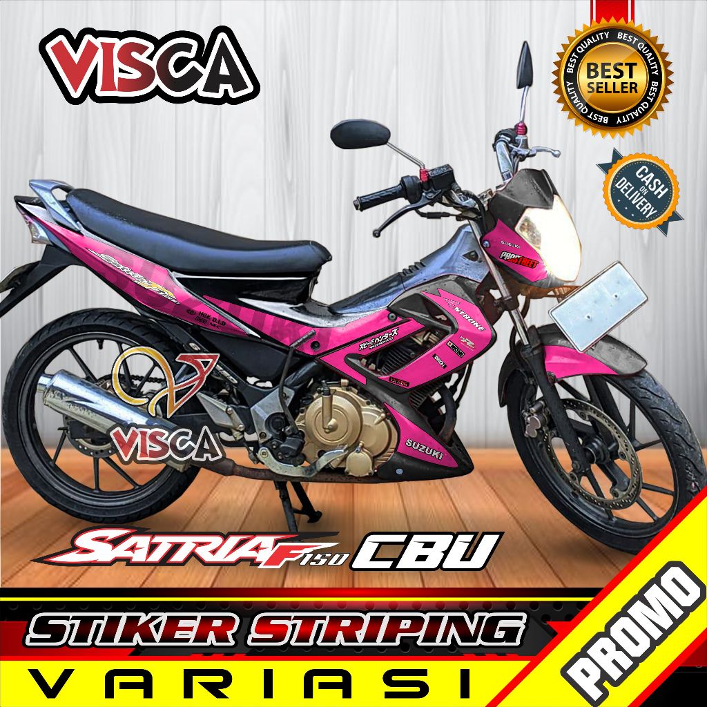 Stiker Striping Satria Fu Cbu Variasi POLOS