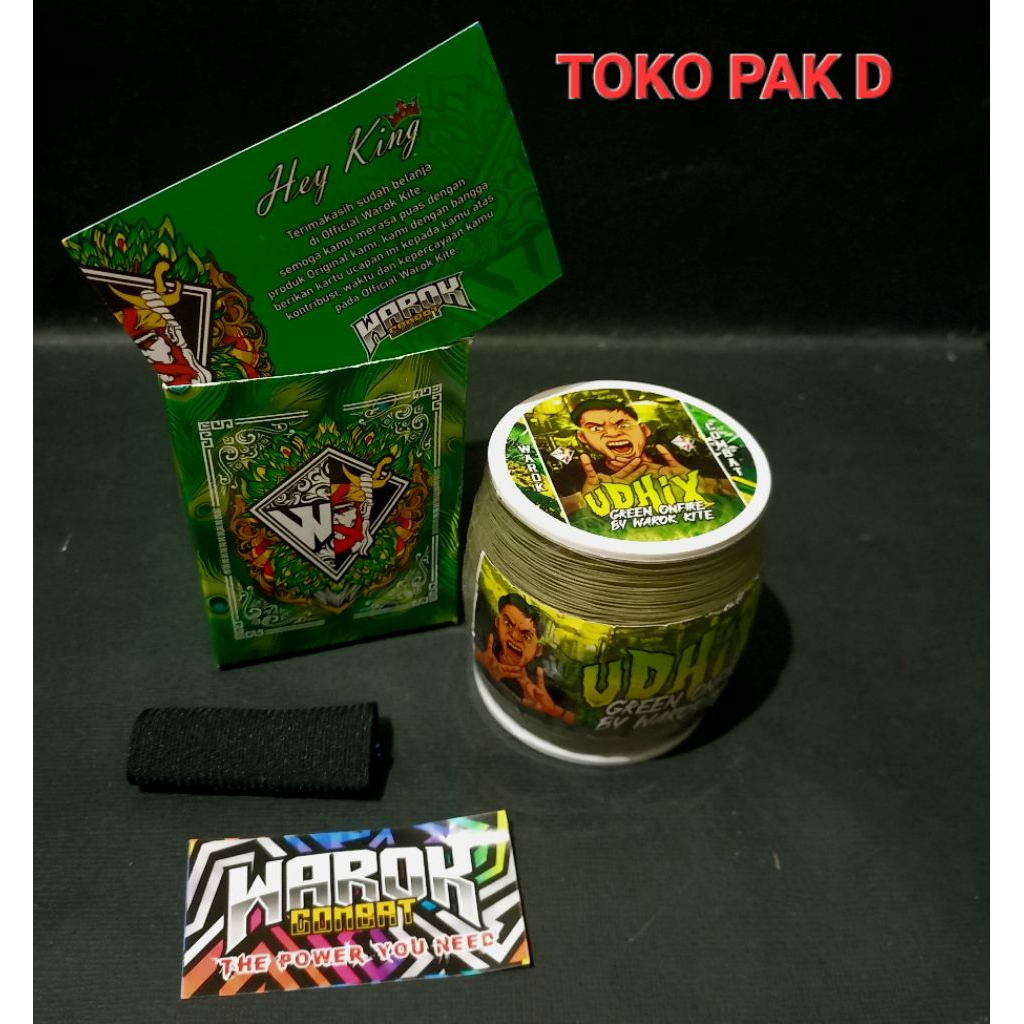 warok udhix Green On fire,warok kite, warok udhix