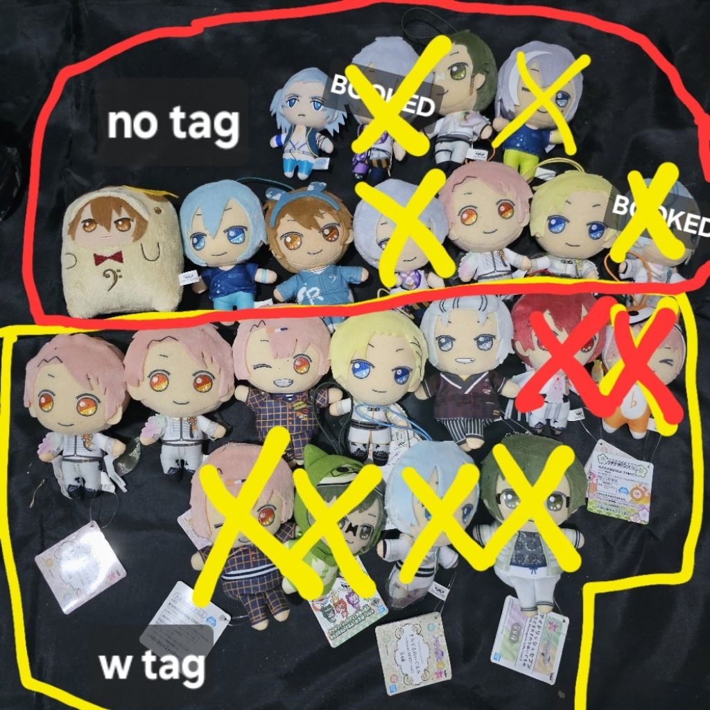 nuigurumi plush idol anime idolish7 ryunosuke nagi riku izumi dkk