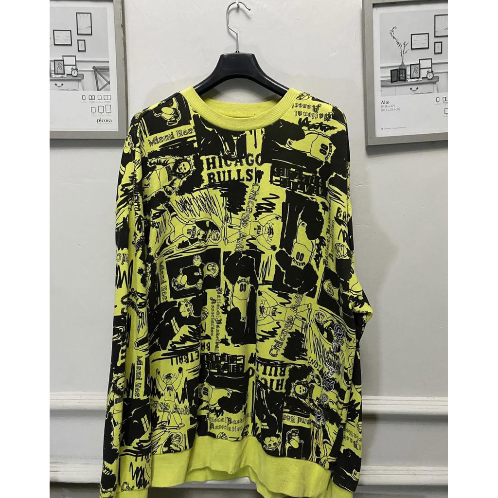 CREWNECK NBA AOP SECOND