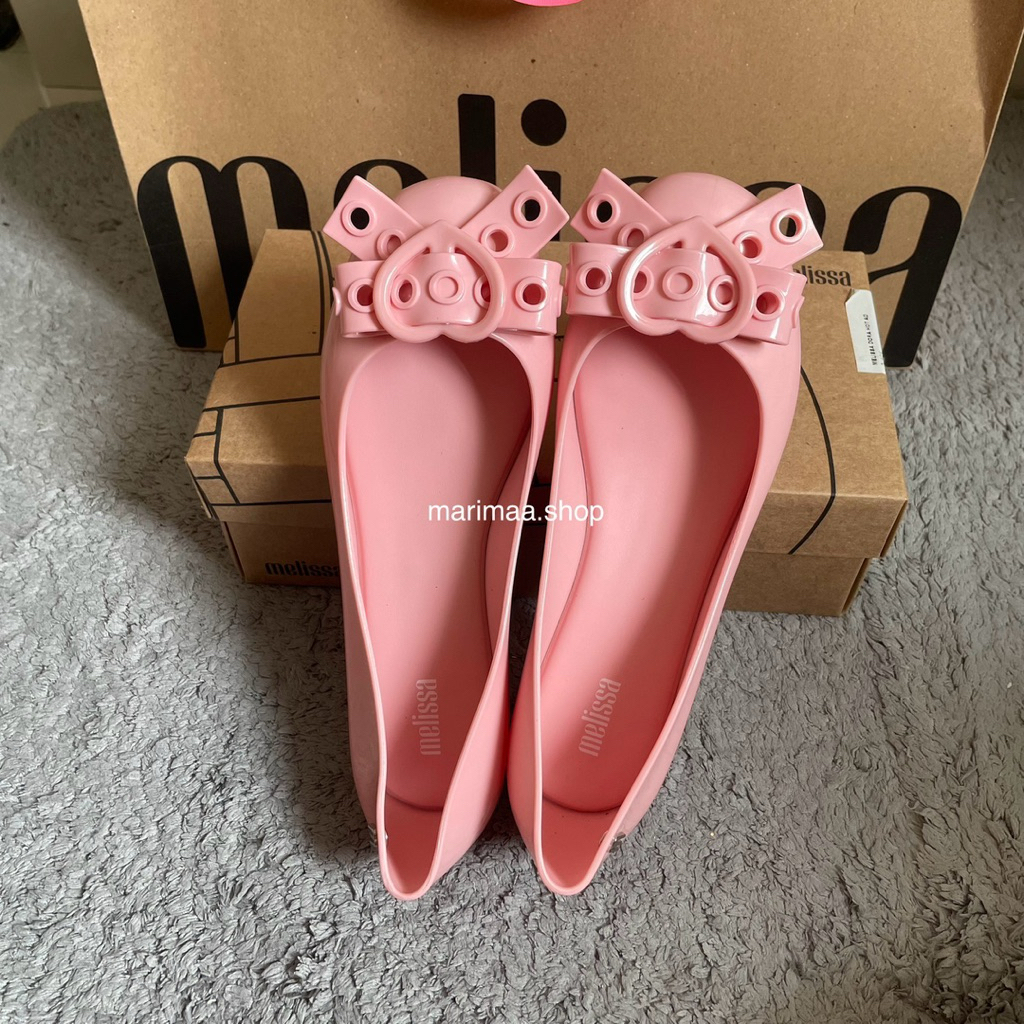 Sepatu dora hot ad pink melissa shoes ori
