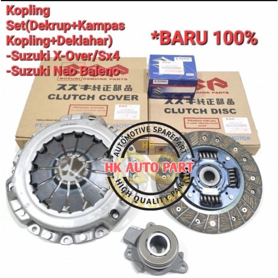 KOPLING SET KOMPLIT SUZUKI X OVER SX4 NEO BALENO X-OVER MATAHARI KOPLING SET OEM