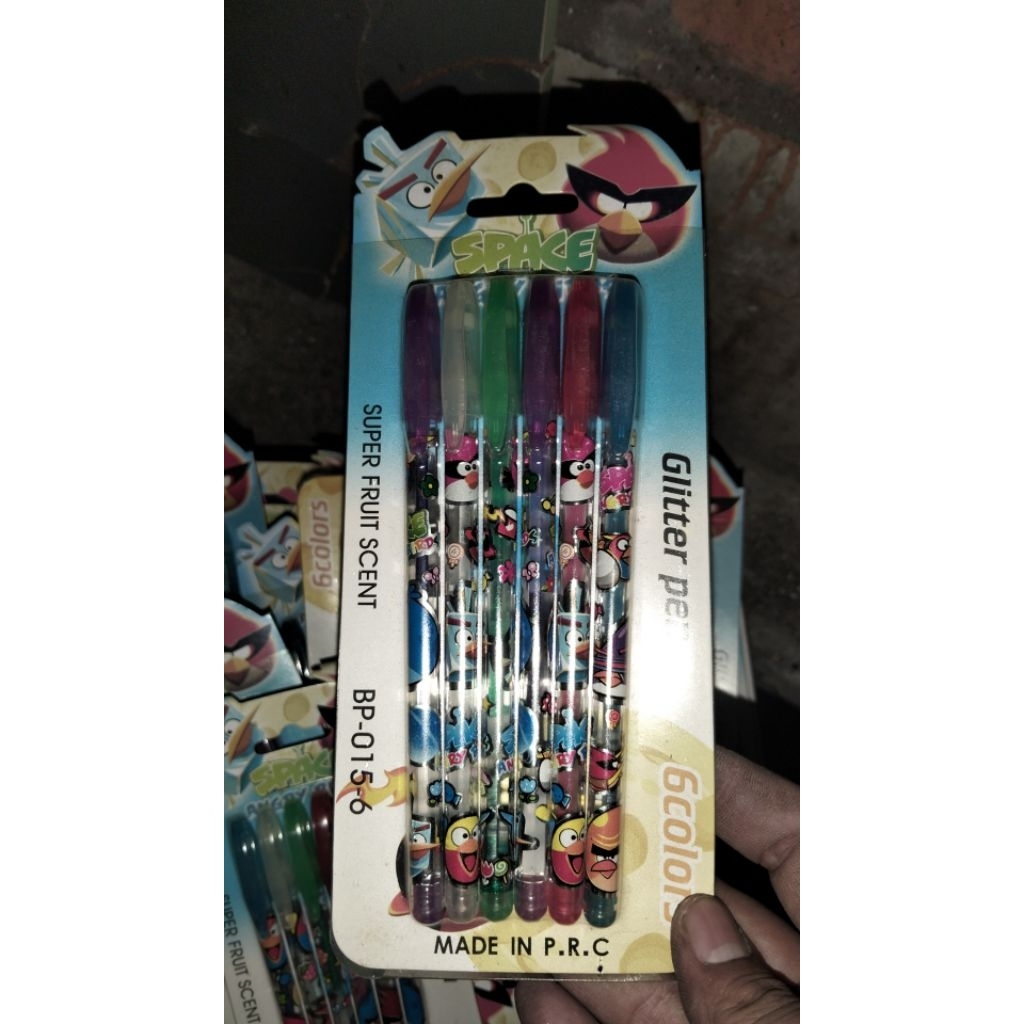 

gliter pen gambling 1 pack / 6pcs