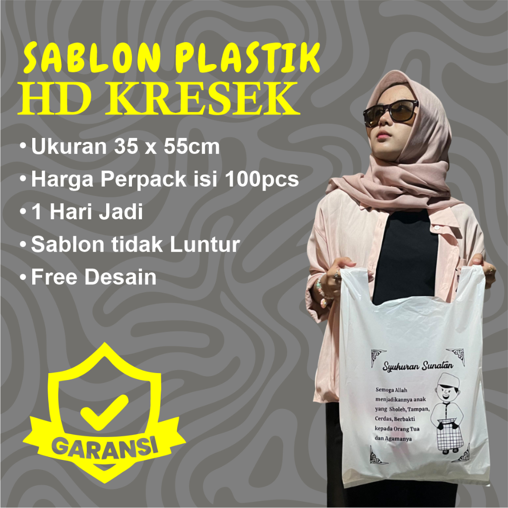 

Plastik Sablon Custom 100 Pcs Hd Kresek 35x55 cm FREE DESIGN, Plastik Murah, Plastik Custom, Plastik COD, Plastik HD Kresek, Plastik Murah