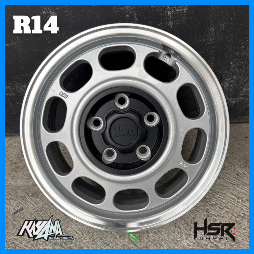 Velg Mobil Ring 14 Apv, Granmax, Velg HSR R14 Baut 5x114,3 Lebar 5.5 Et 35 Velg Mobil HSR Wheel