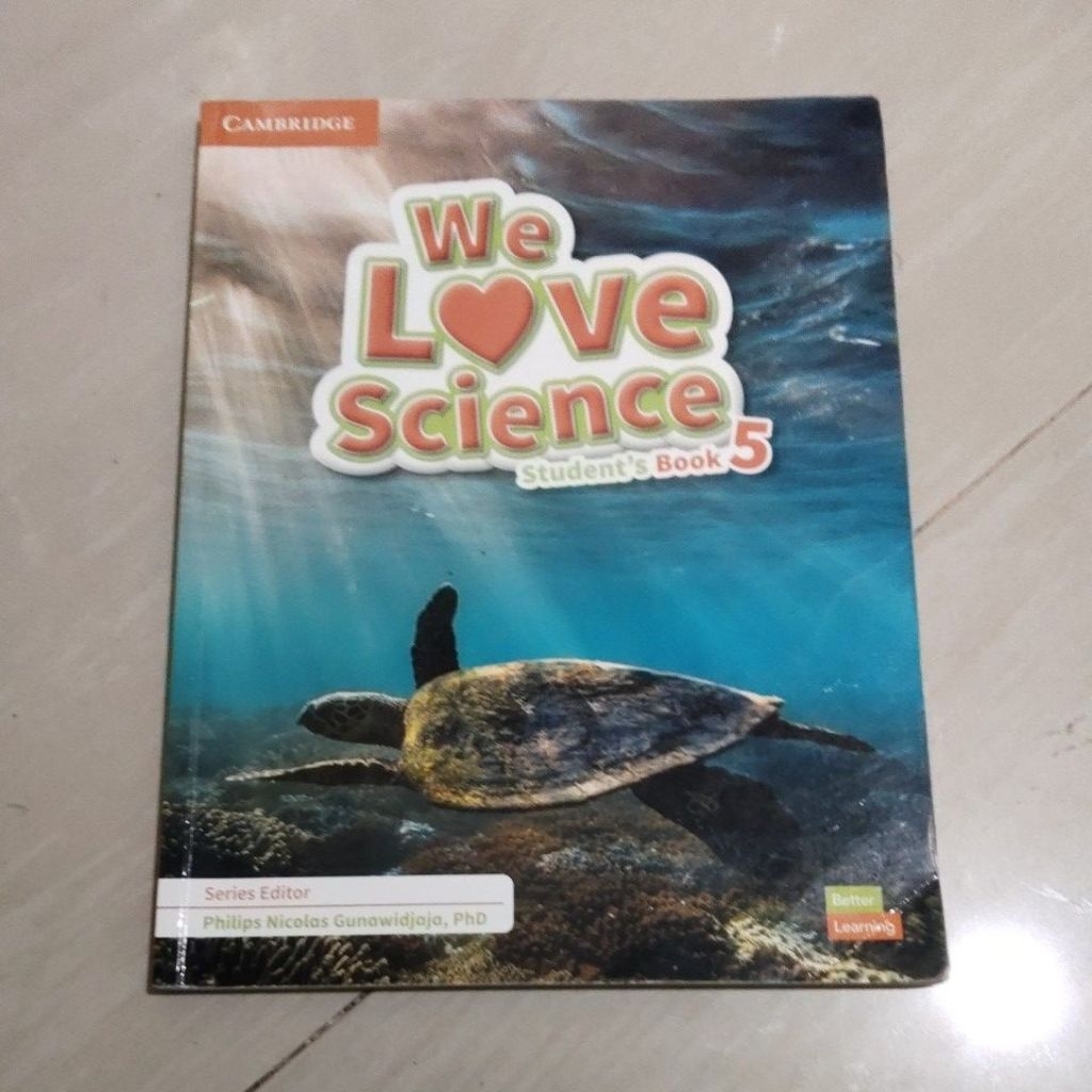 BUKU ORI BUKU WE LOVE SCIENCE STUDENTS BOOK 5 PENERBIT CAMBRIDGE