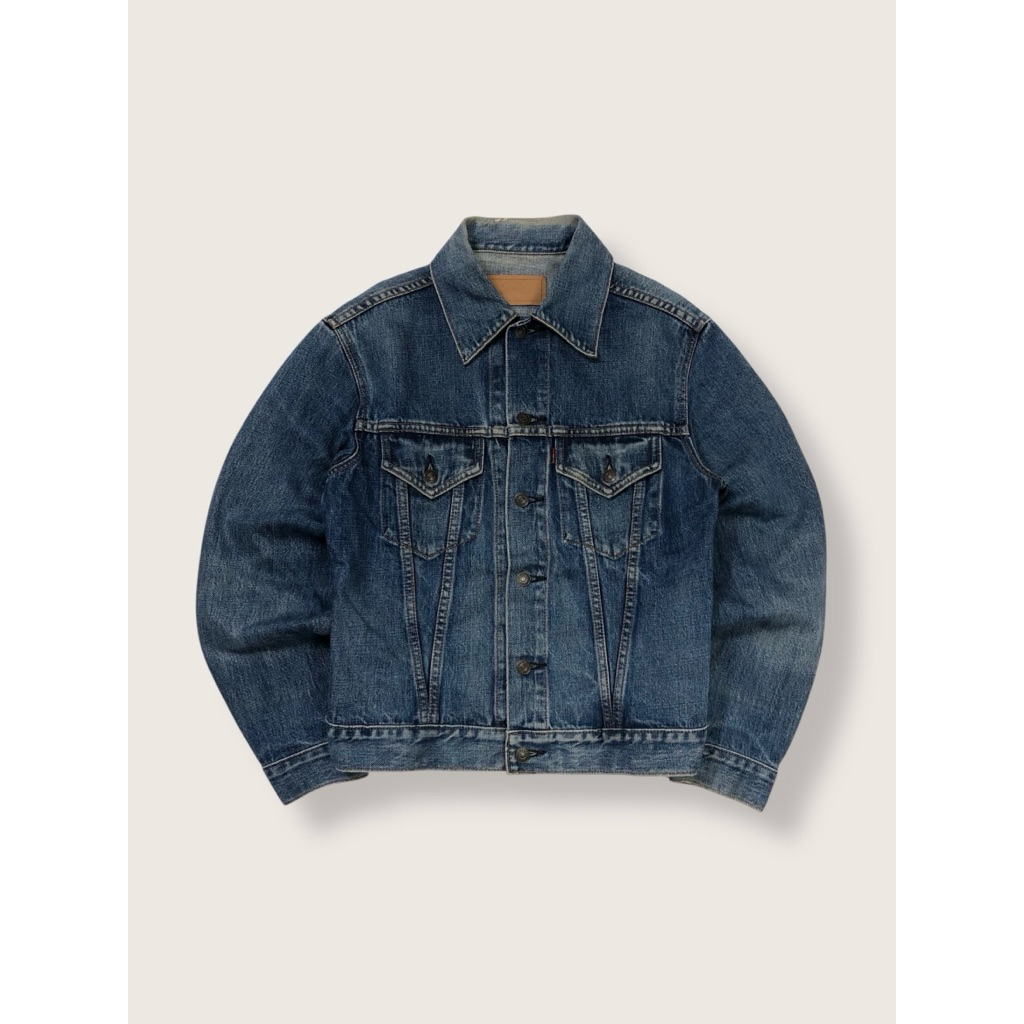 vintage lepis big e denim trucker jacket type III