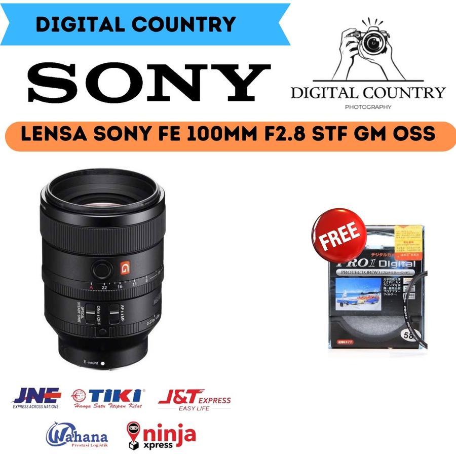 LENSA SONY FE 100MM F2.8 STF GM OSS / SONY FE 100MM F2.8 STF GM OSS