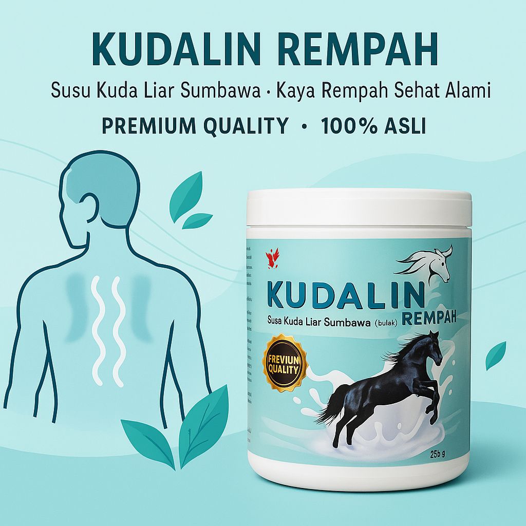 

KUDALIN - Susu Kuda Lombok Original Atasi Nyeri Sendi & Tulang Bubuk 250 Gram