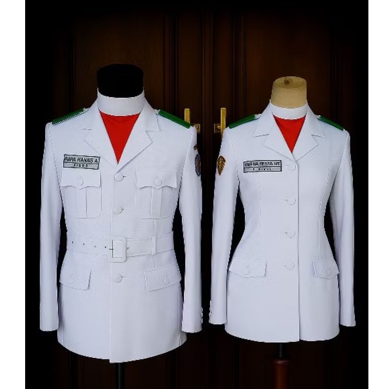 Baju Pdu Paskibra Pria / Baju Pdu Paskibra Wanita / Atasan Baju PDU Paskibra Pria/ Atasan Baju PDU P