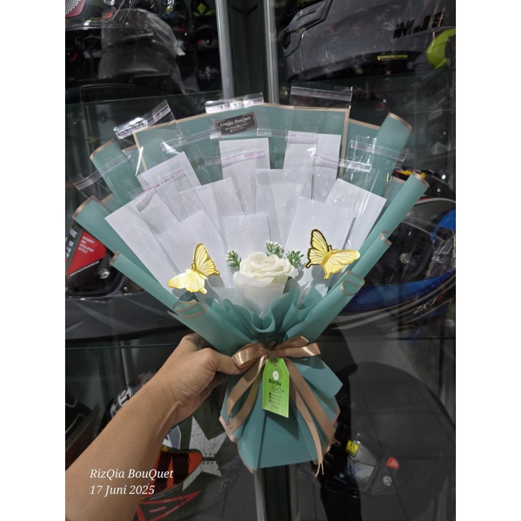 Buket uang kosongan 10 lembar // Buket kerangka tempat uang 10 lembar