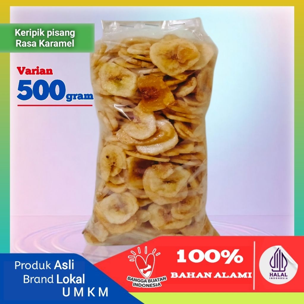 

GRATIS ONGKIR !!! Keripik Pisang Rasa Karamel 500gram