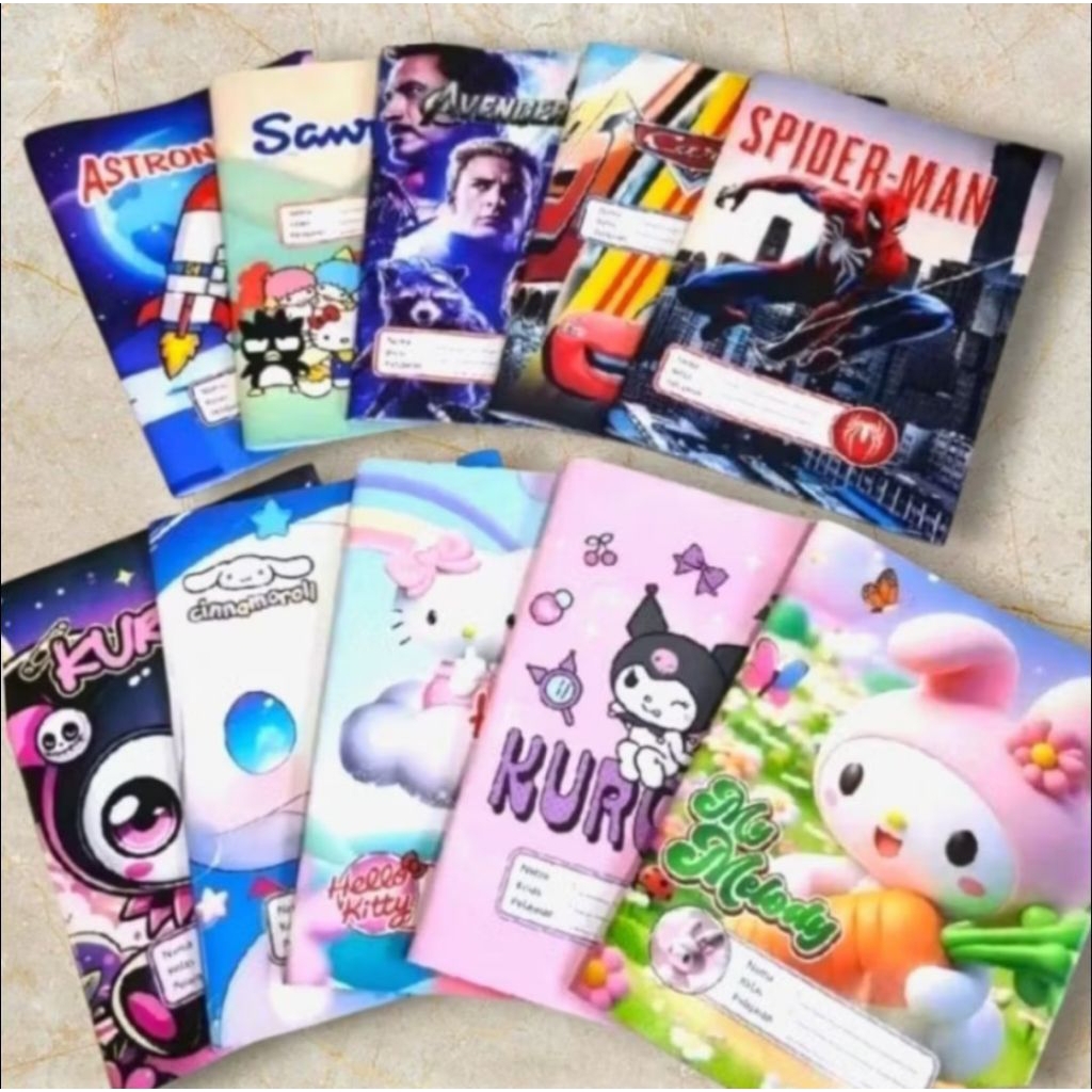 

Sampul Buku kwarto Kuromi/Sampul Buku Karakter