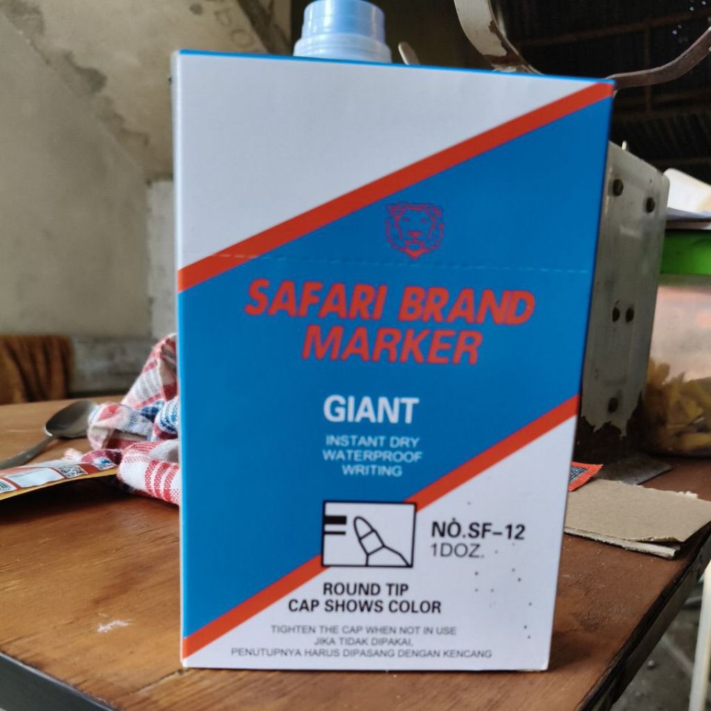 

Spidol safari permanen non hapus