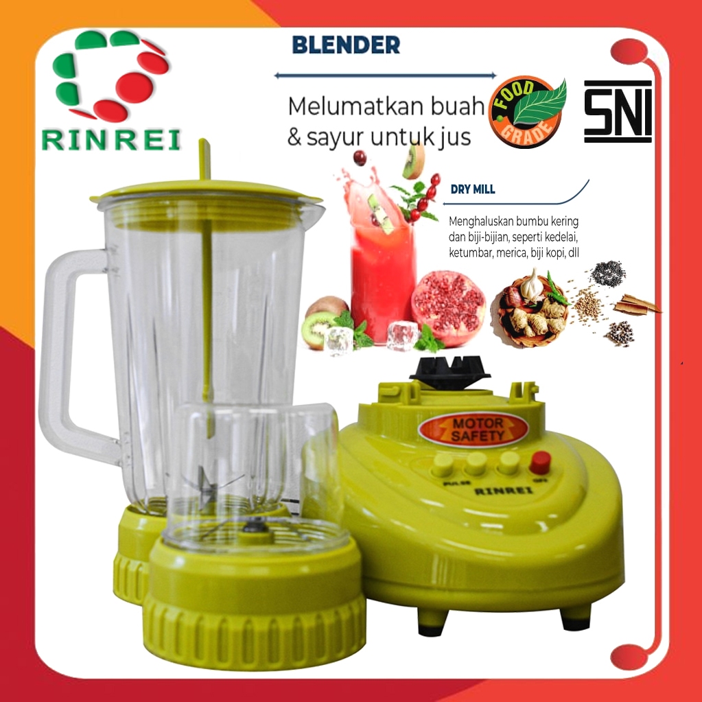 Rinrei Klintas Blender BR 622/BLENDER RINREI BR-622 BLENDER PLASTIK BLENDER TERMURAH 2in