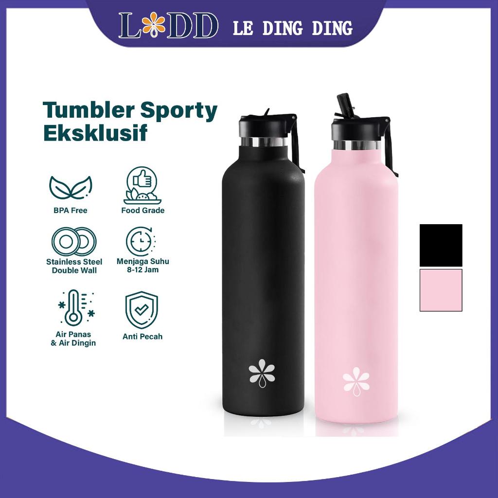 Ledingding-Thermos Tumbler Stainless 316 Tahan Panas Dingin Botol Minum Tumbler Termos Vakum