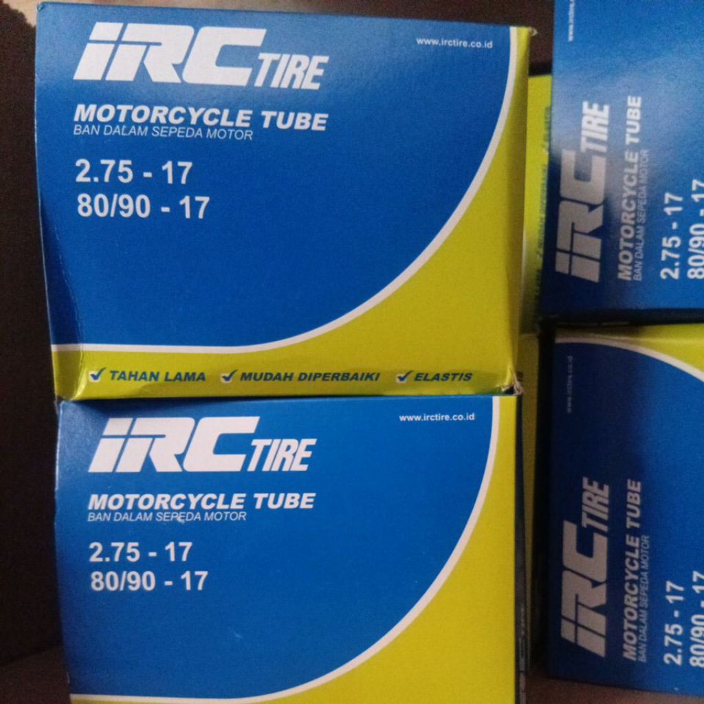 Ban Dalam IRC 275-17 ban dalam irc belakang bebek ban dalam 80/90-17 irc ban dalam 275-17