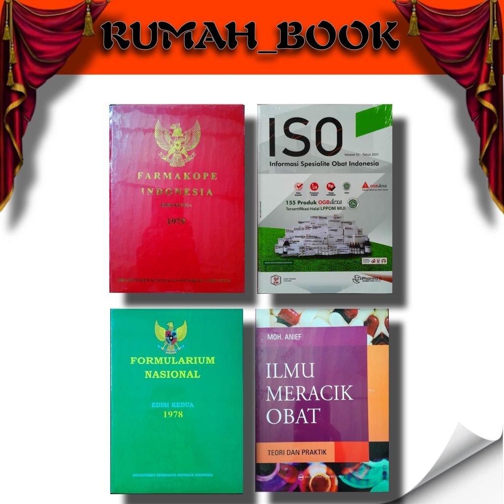PAKET 4 FARMASI Farmakope 3 ISO FORNAS IMO