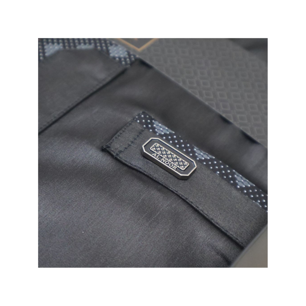 Jubah AL Noor Dewasa Model BASYIR Hitam  BOX