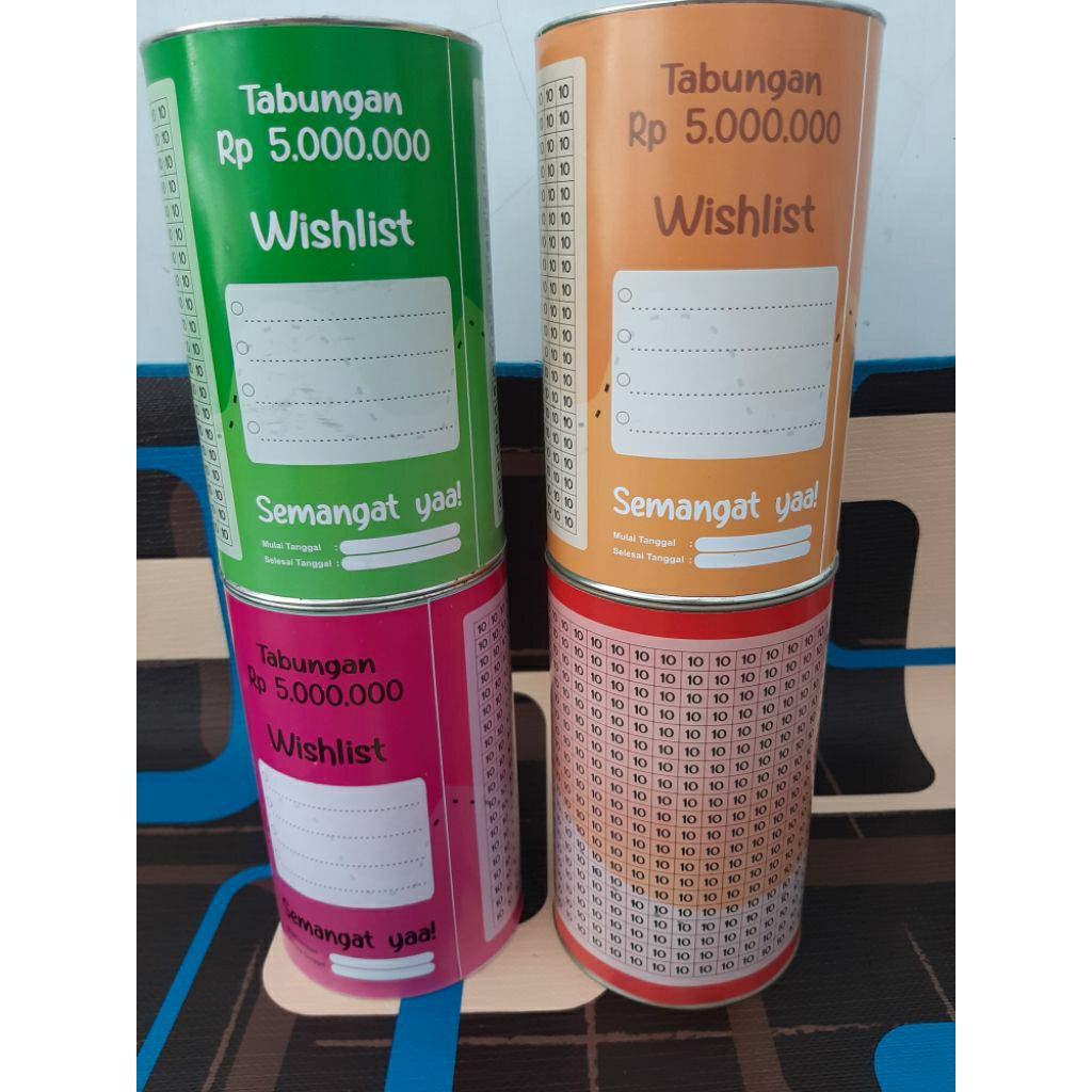 Celengan target 5 juta Celengan murah Meriah
