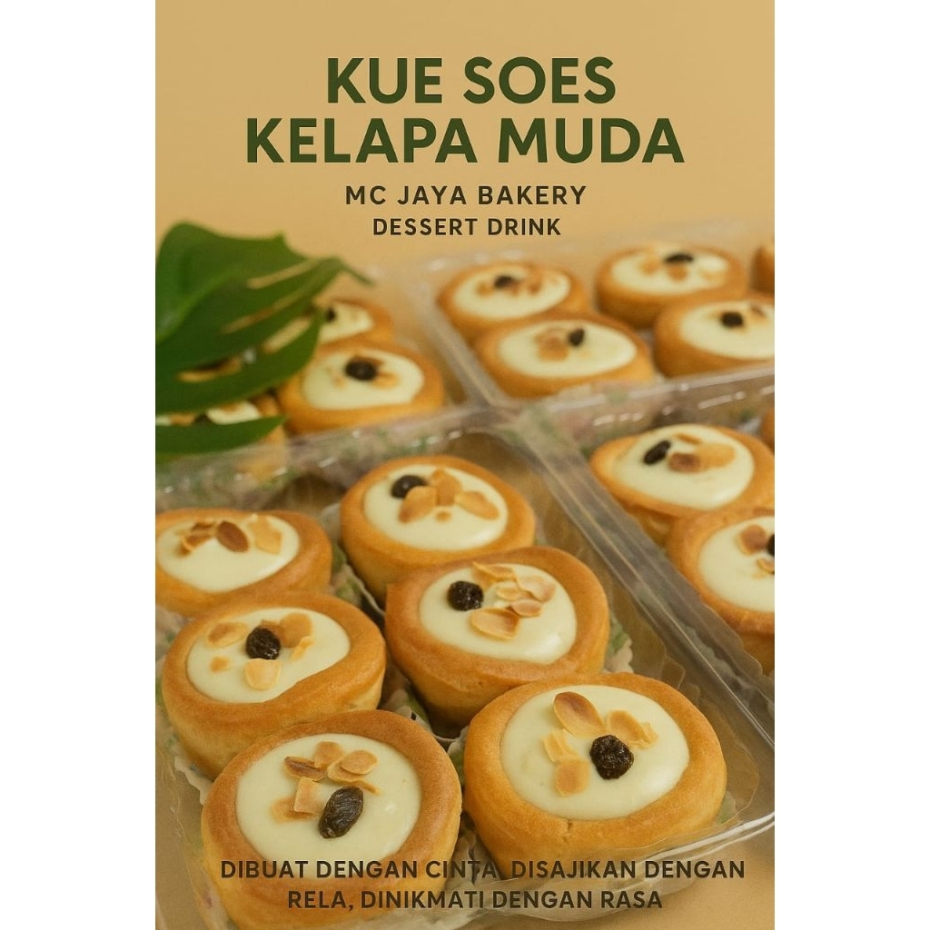 

KUE SOES KELAPA MUDA