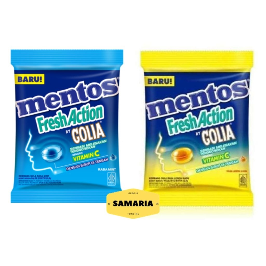 

Permen Mentos Golia Kemasan Bag 100 Gram All Variant (Isi 42 Pcs)