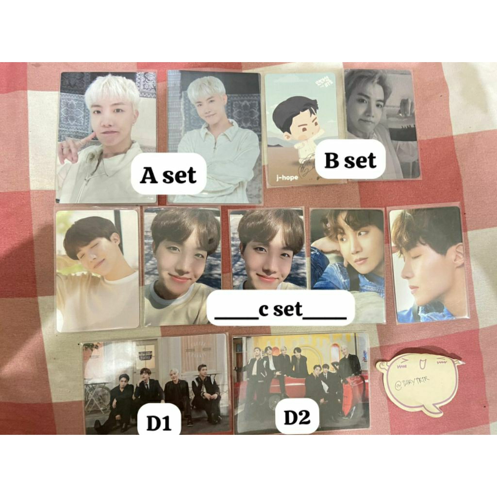 Official Photocard PC MPC BTS Jhope