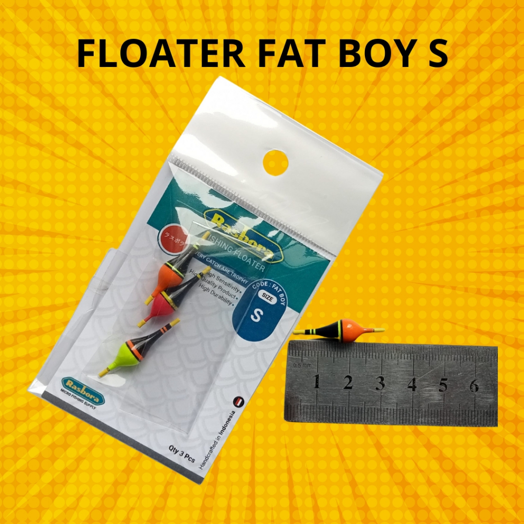 Pelampung Rasbora Floater Fat Boy S, M, L, XL