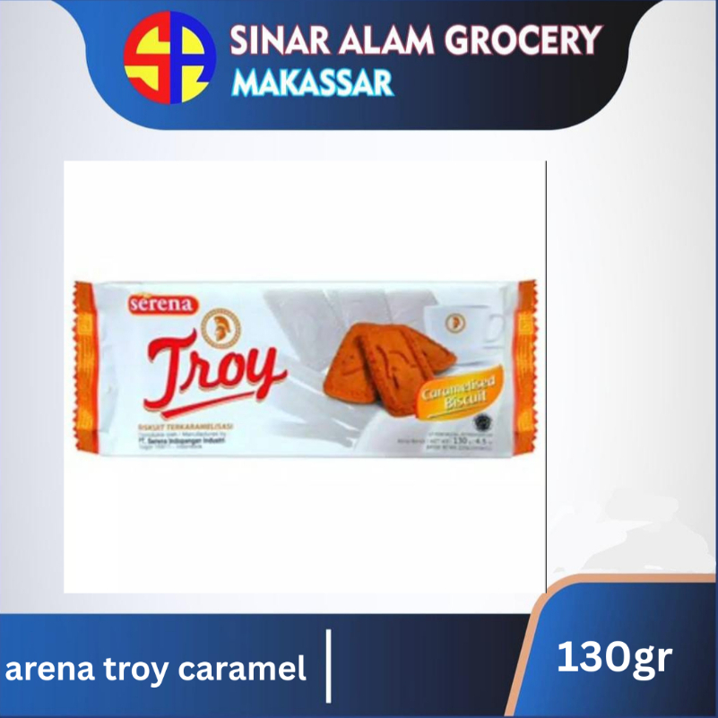 

serena troy caramel biskuit 130grm