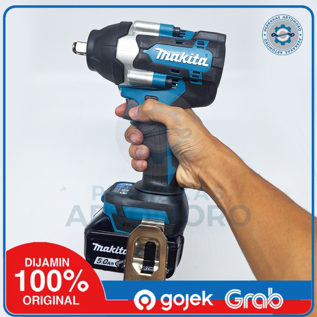 Makita DTW700RTJ Kunci Impact Wrench 18V Brushless