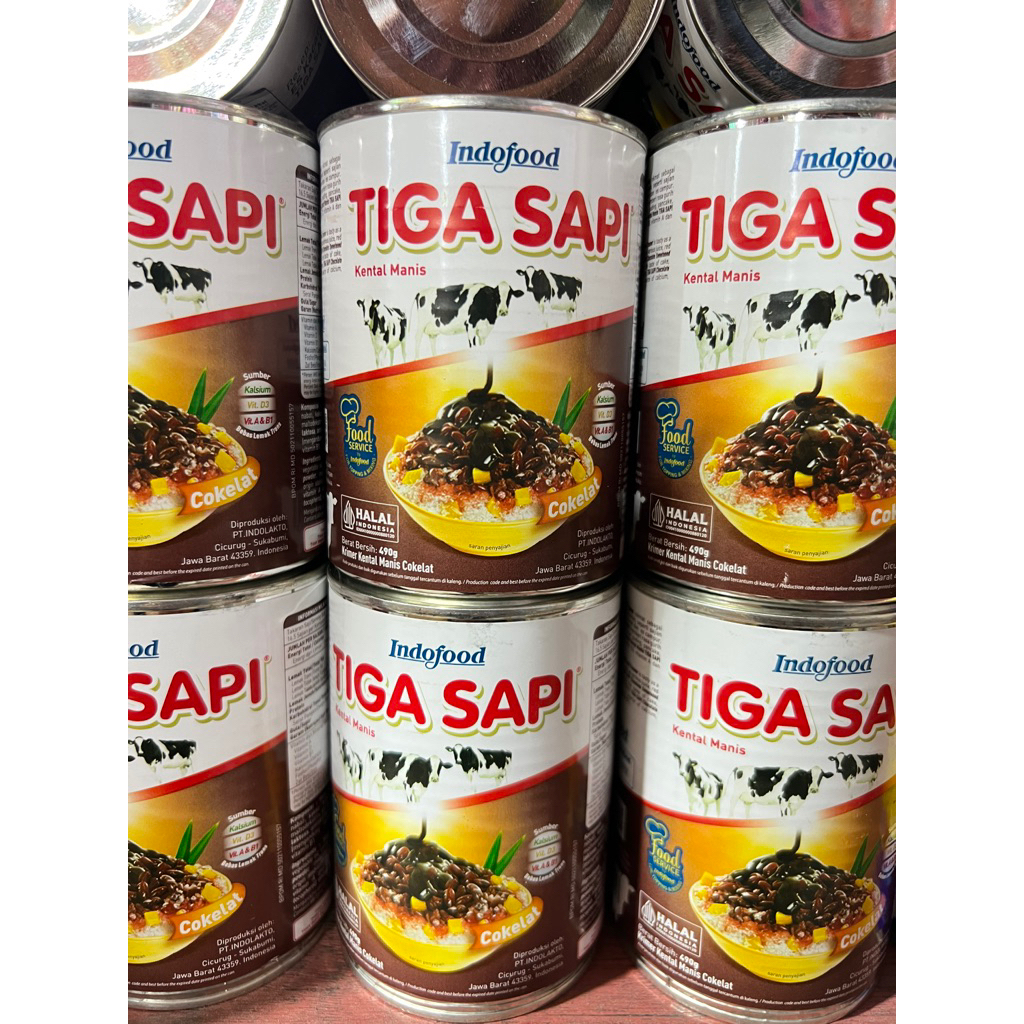 

susu TIGA SAPI / susu kental manis / susu coklat / indofood kental manis coklat