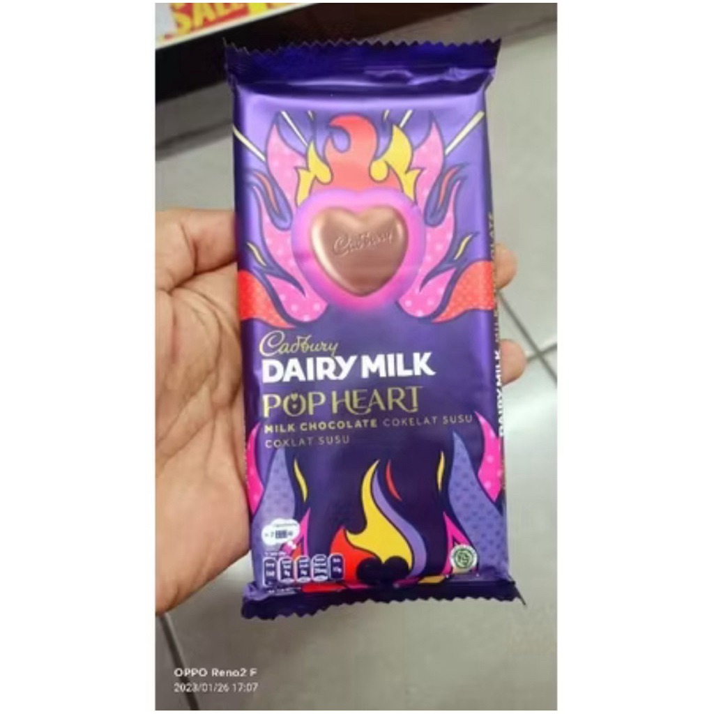 

Ygshop17 Cadbury Dairy Milk Pop Heart 150G Spesial Valentine.