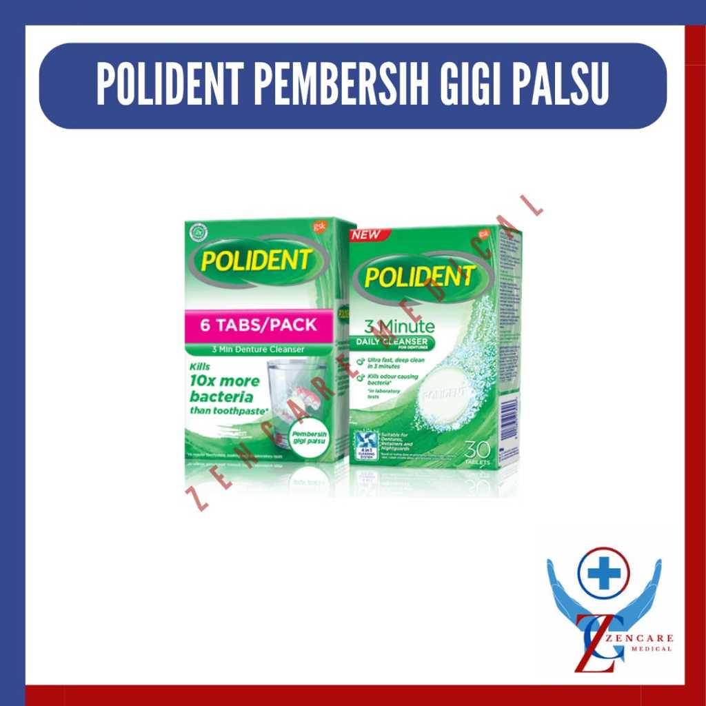 POLIDENT PEMBERSIH GIGI PALSU