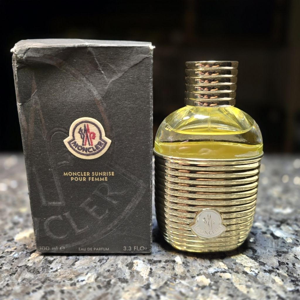 Preloved Parfum Wanita Moncler Sunrise Pour Femme 100 ml Original